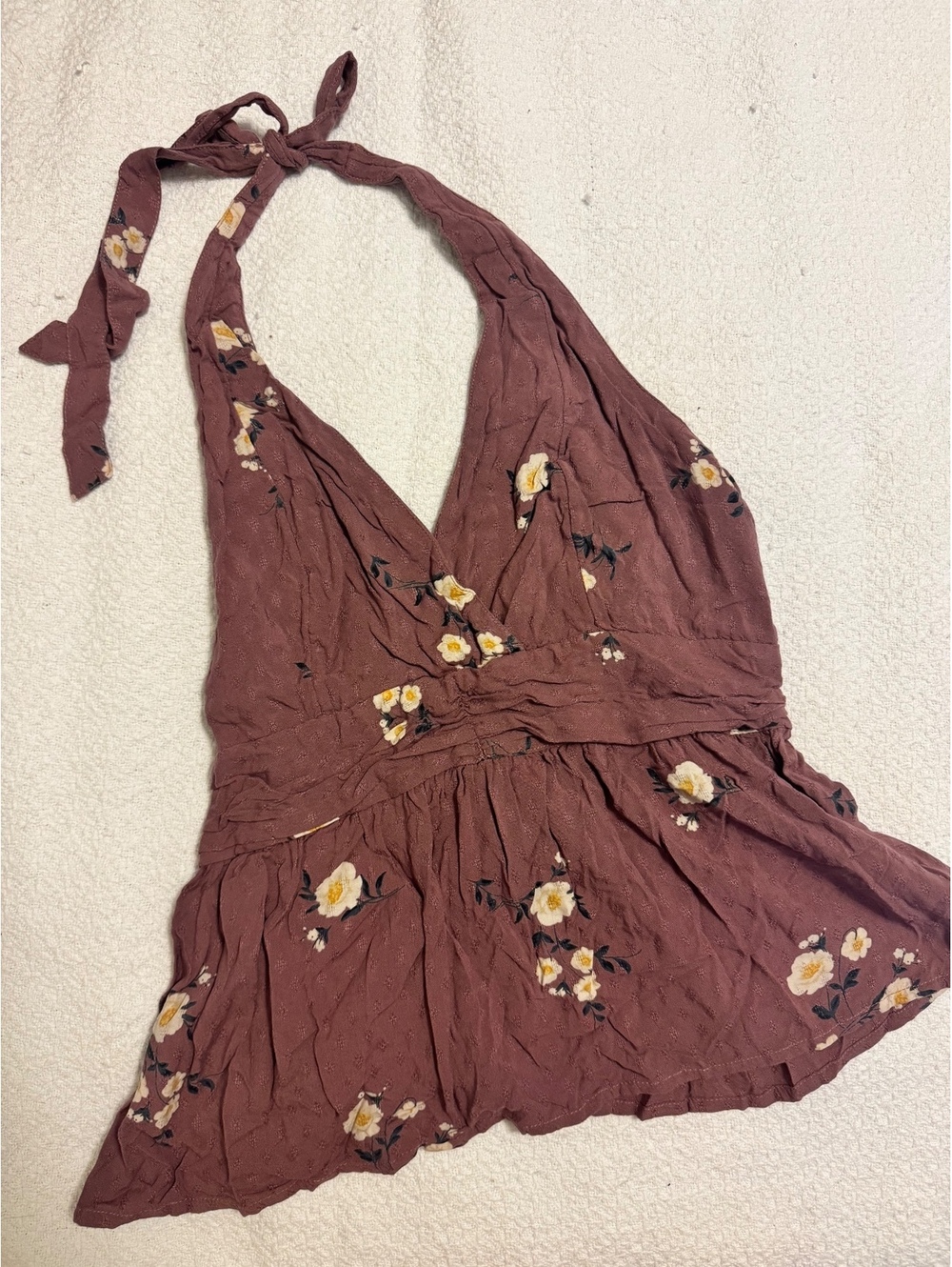 Abercrombie & Fitch Floral Halter Top Medium